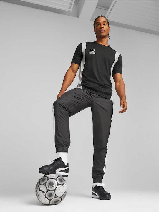PUMA King Top Ποδοσφαιρικά Παπούτσια με Σχάρα TT Μαύρα