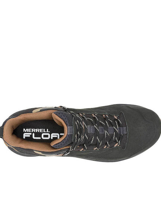 Merrell Moab Speed 2 Ltr Ανδρικά Ορειβατικά Μποτάκια Αδιάβροχα Μαύρα