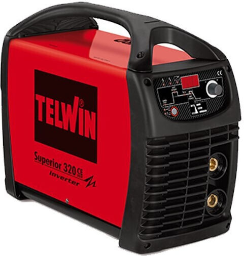 Telwin Superior 320 CE VRD Електрожен Инвертор TIG / ММА с Максимален Ток на Заваряване 220Спецификация и Работен Цикъл 42%