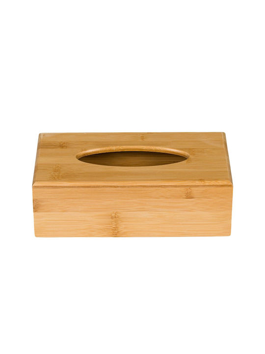 Suport pentru șervețele Lemn Bej 28x15x9cm