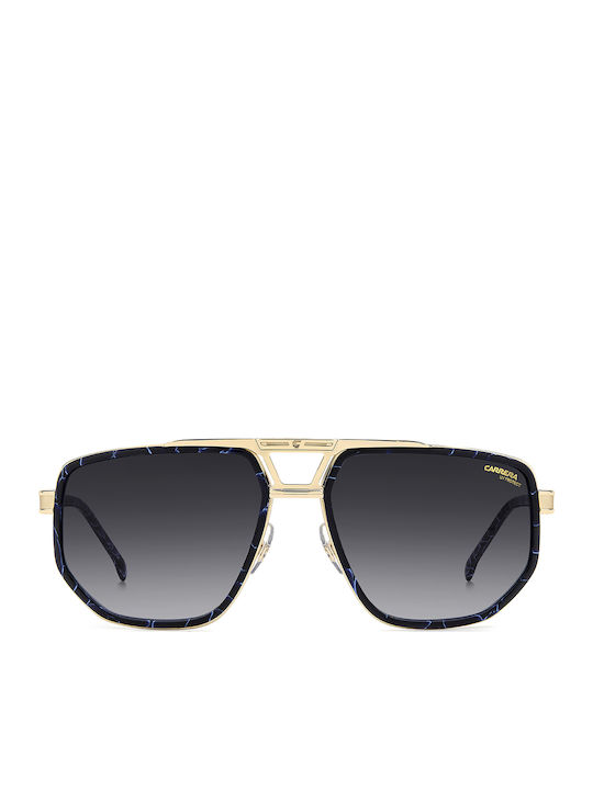 Carrera Unisex Sunglasses with Blue Frame and Grey Gradient Lens 1072/S KY2/9O