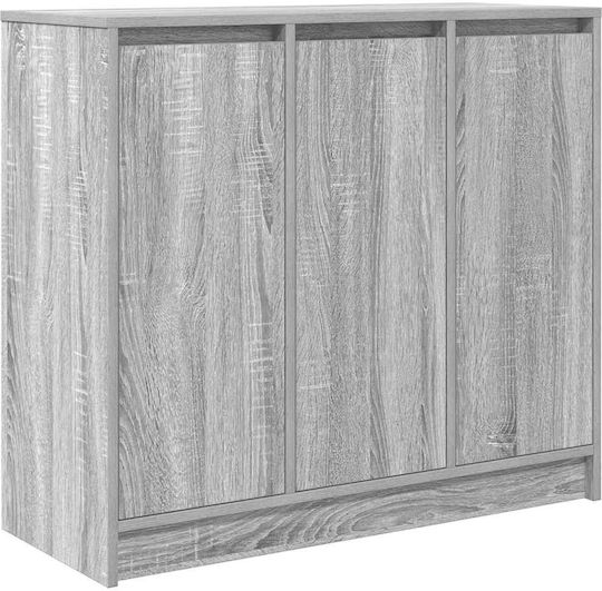 Συρταριέρα Γραφείου Ξύλινη Γκρι Sonoma 85x34x76cm Συρταριέρα Γραφείου Ξύλινη Γκρι Sonoma 85x34x76cm