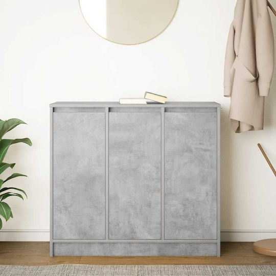 Cabinet De Birou Din Lemn Gri 85x34x76cm
