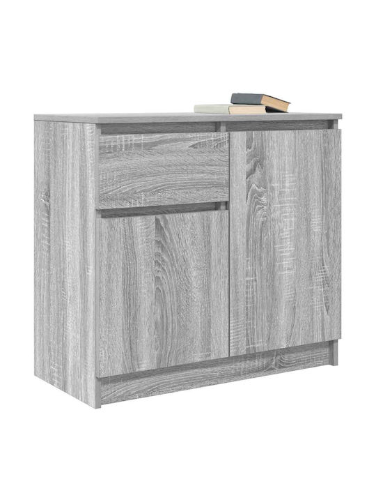 Συρταριέρα Γραφείου Ξύλινη Γκρι Sonoma 71x35x65cm