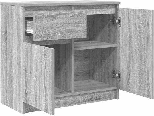 Συρταριέρα Γραφείου από MDF Γκρι Sonoma 71x35x65cm