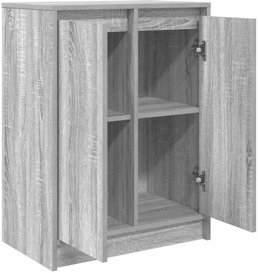 Чекмеджета За Бюро Дървени Сиви Сонома 57x34x76см