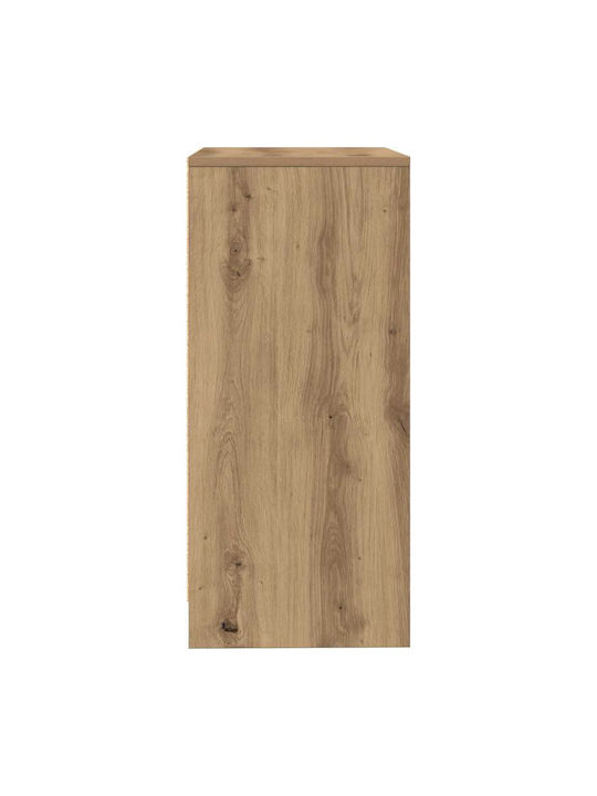 Office Storage Chipboard Cabinet Coffee L57xW34xH76cm