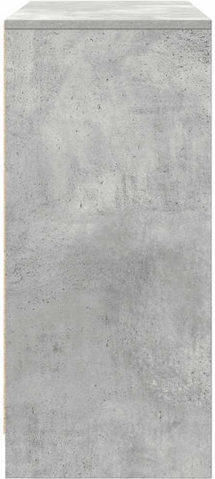 Cabinet De Birou Din Lemn Gri 85x34x76cm
