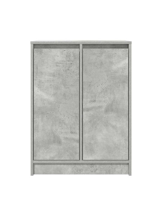 Ντουλάπι Γραφείου Ξύλινο Γκρι 57x34x76cm
