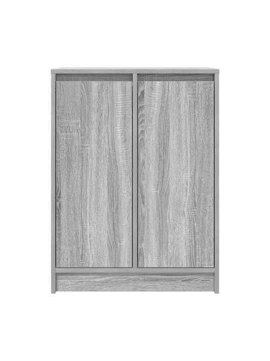 Office Storage Chipboard Drawer Grey Sonoma L57xW34xH76cm