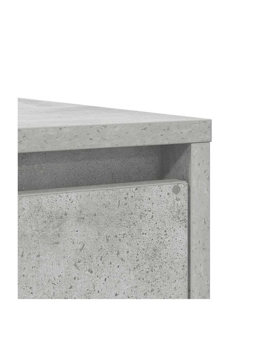 Ντουλάπι Γραφείου Ξύλινο Γκρι 85x34x76cm