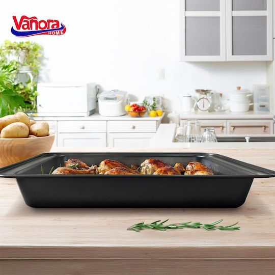 Vanora Aluminum Oven Baking Pan with Non-Stick Coating 26x37cm