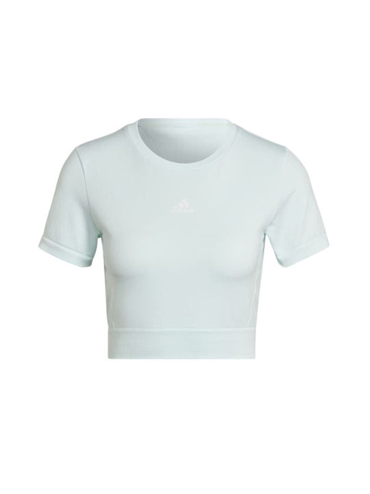 adidas T-Shirt Μπλε HD9369