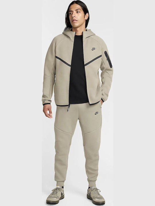 Tech Tech Fleece Geacă Cu Glugă Bej