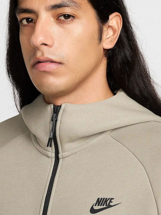 Tech Tech Fleece Geacă Cu Glugă Bej