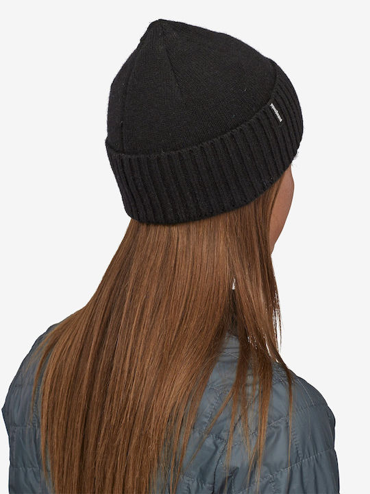 Patagonia Beanie Unisex Beanie Knitted in Black color