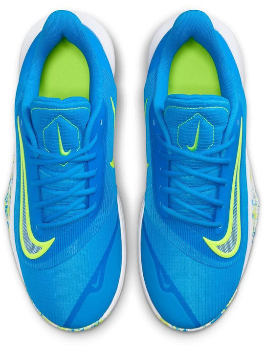 Precision 7 High Basketball Shoes Blue
