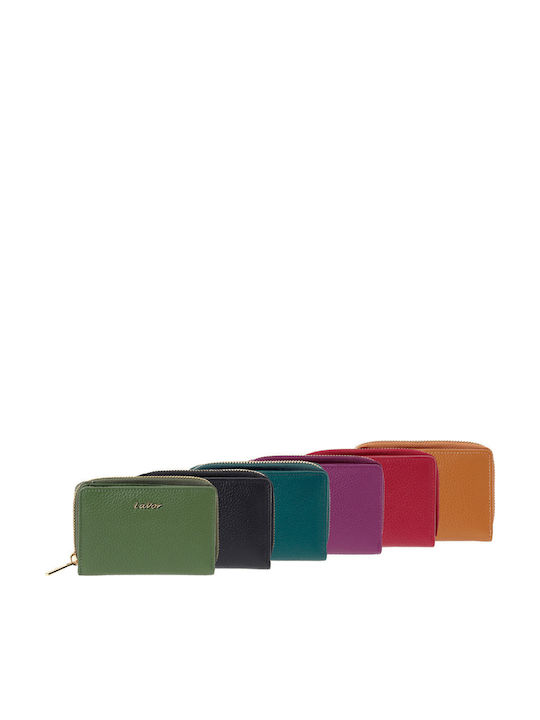 Small Leather Women's Wallet Classic with RFID Brown
