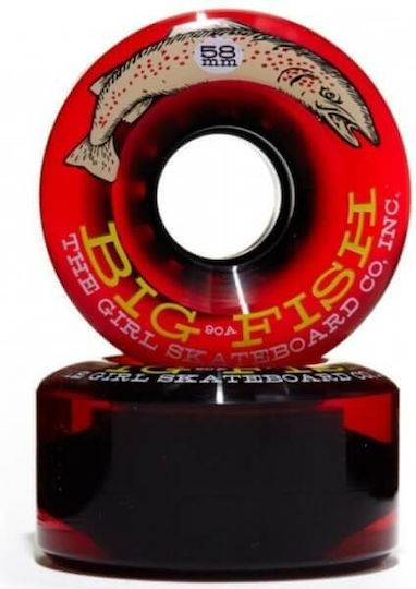 Girl Big Fish Cruiser Skateboard Rollen 58mm Rollen