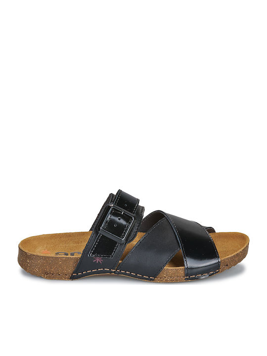 Flache Sandalen für Damen in Schwarz Farbe