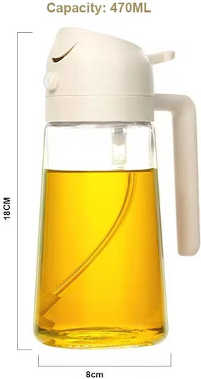 Oil Can Glass with Flow 500ml