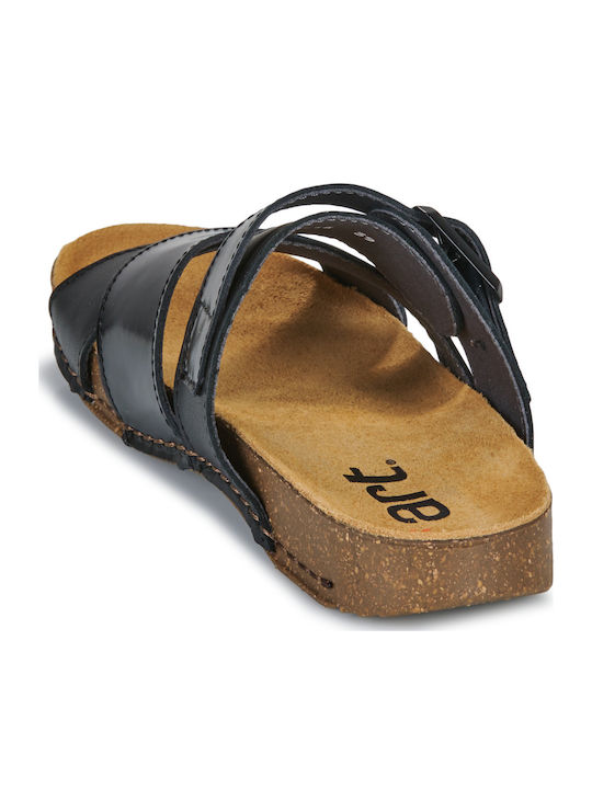 Flache Sandalen für Damen in Schwarz Farbe
