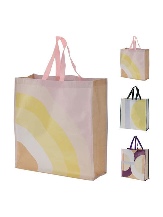 Reusable Shopping Bag Pink Design 42x3cm