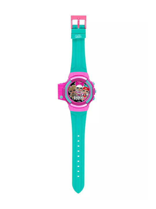 Disney Ceas digital pentru copii Lol Surprise cu curea din cauciuc/plastic Multicolor