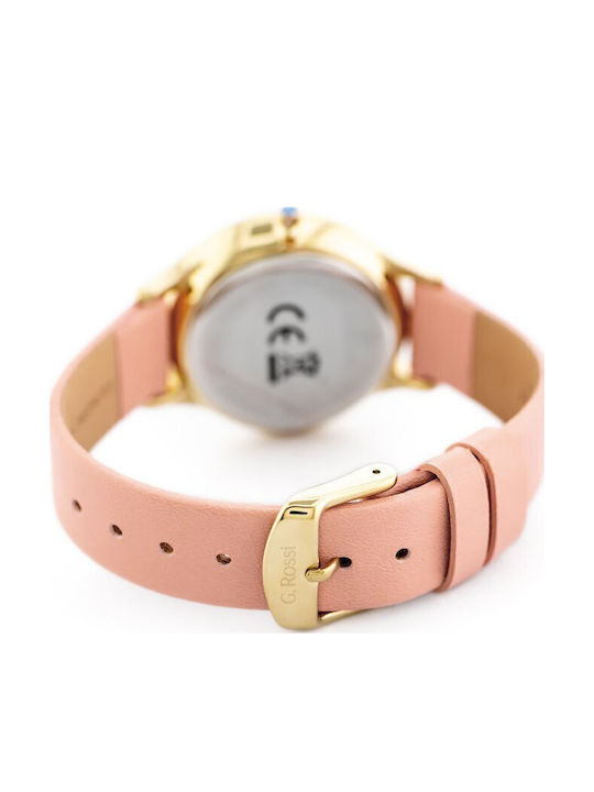 G.Rossi Women's Watch with Pink Leather Strap