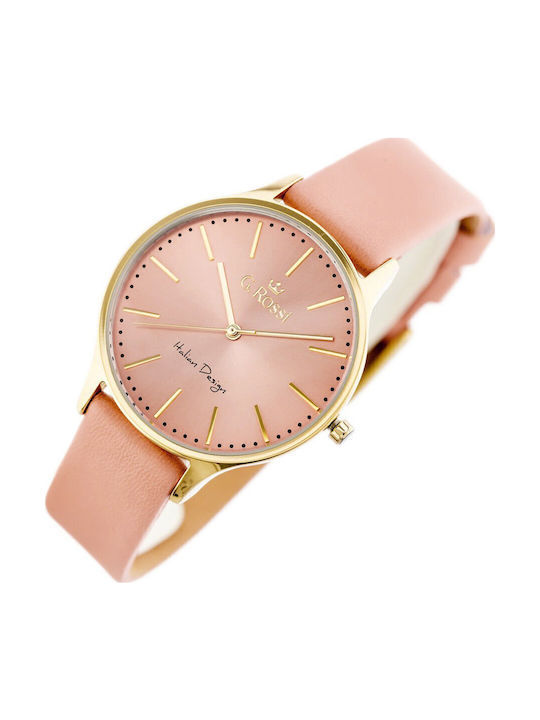 G.Rossi Women's Watch with Pink Leather Strap