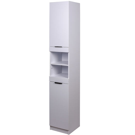 Shally Dogan Bathroom Cabinet L32xW34xH188cm White