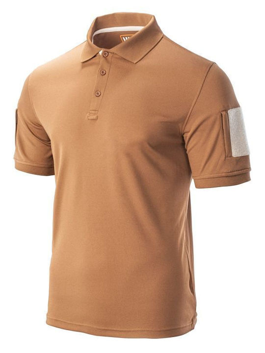 Magnum Ανδρικό Διαφημιστικό T-shirt Κοντομάνικο σε Καφέ Χρώμα
