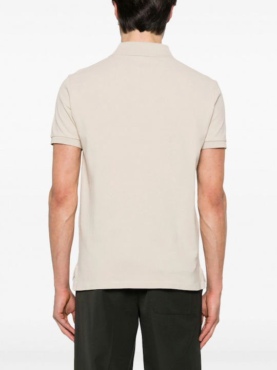 Polo Short Sleeve Beige Blouse