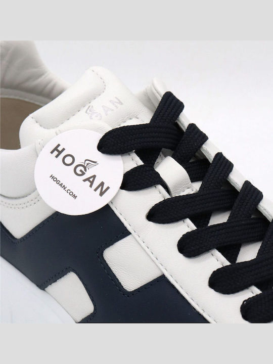 Allacciato H Sneakers White-Blue
