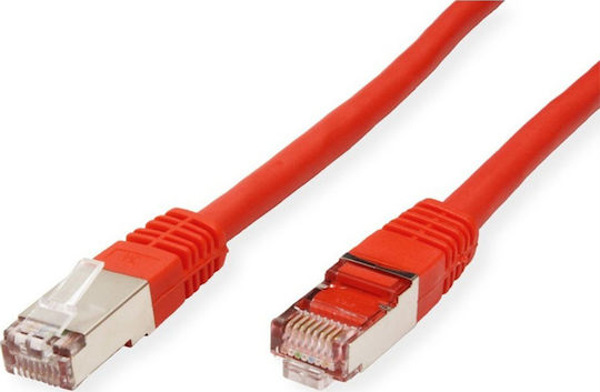 Value S/FTP Cat.6 Ethernet Cable 1m Red