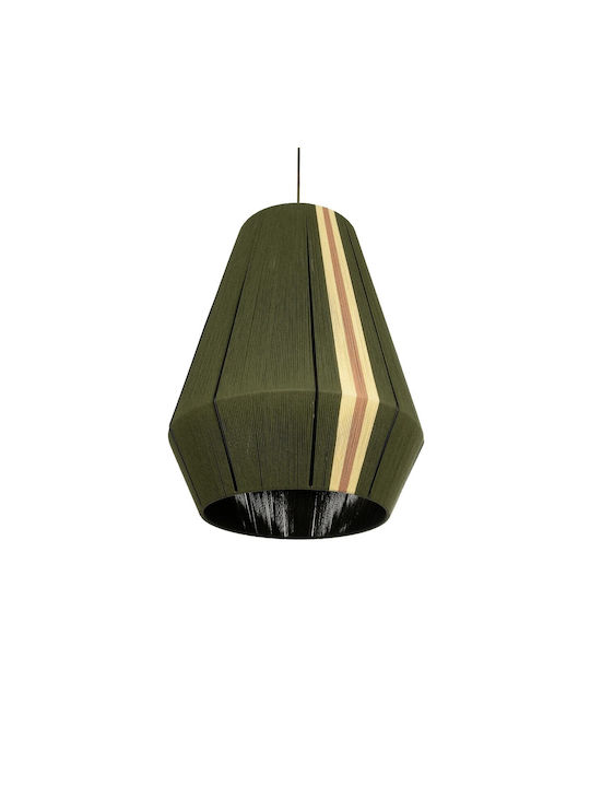 GloboStar Salerno Lustră Verde Boem Rețea cu Dulie E27 50x50x60cm.