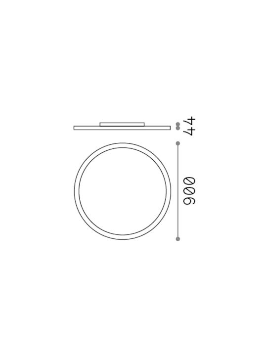 Ideal Lux Deckenleuchte LED Ideal Lux Deckenleuchte LED