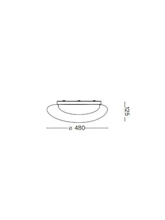 Ideal Lux Deckenleuchte LED Ideal Lux Deckenleuchte LED