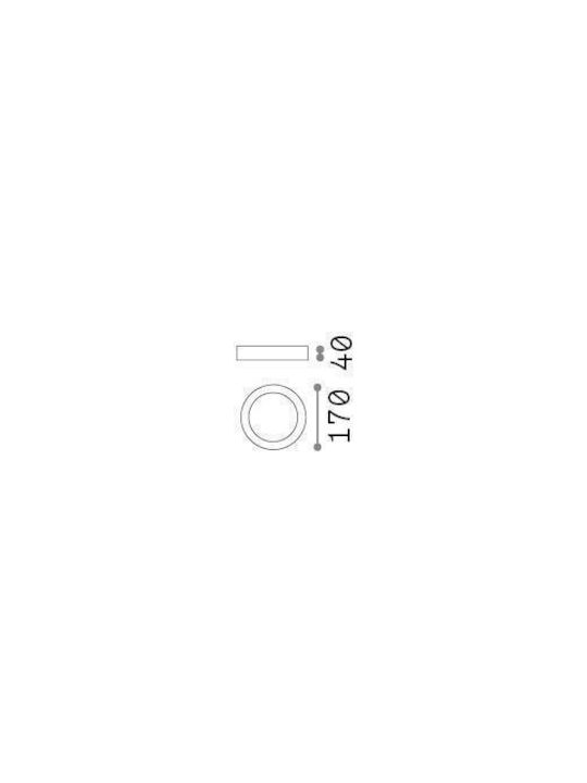 Ideal Lux Ceiling Mount Light White with Integrated LED