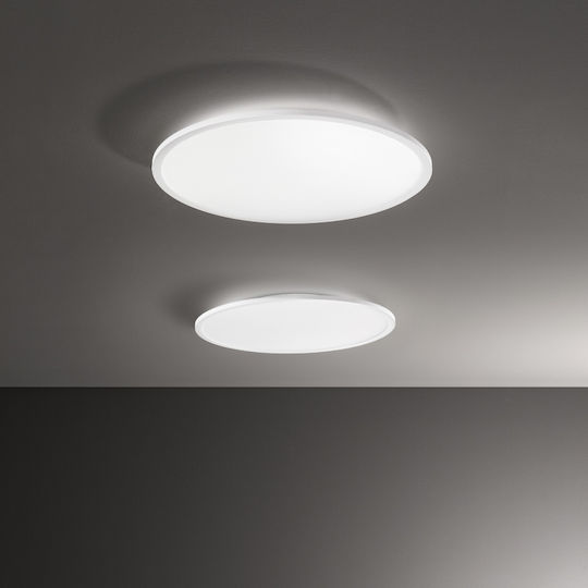 Ideal Lux Таванно осветление Бяла с Вграден LED