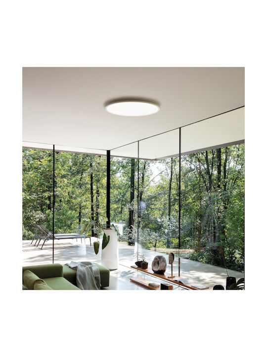 Ideal Lux Plafonieră de Tavan Albă cu LED Integrat