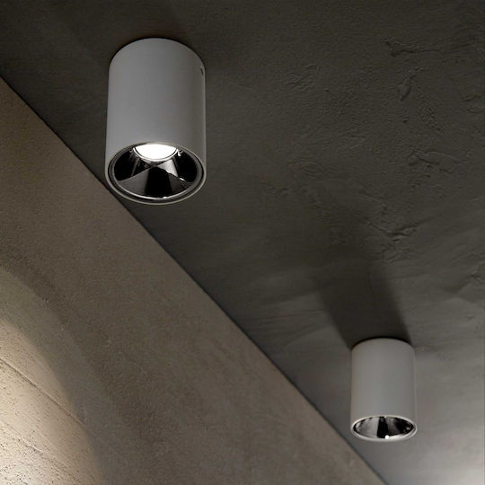 Ideal Lux Single LED Warm White Spot in White Color