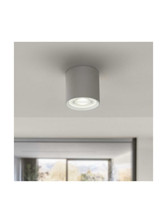 Ideal Lux Single LED Warm White Spot in White Color