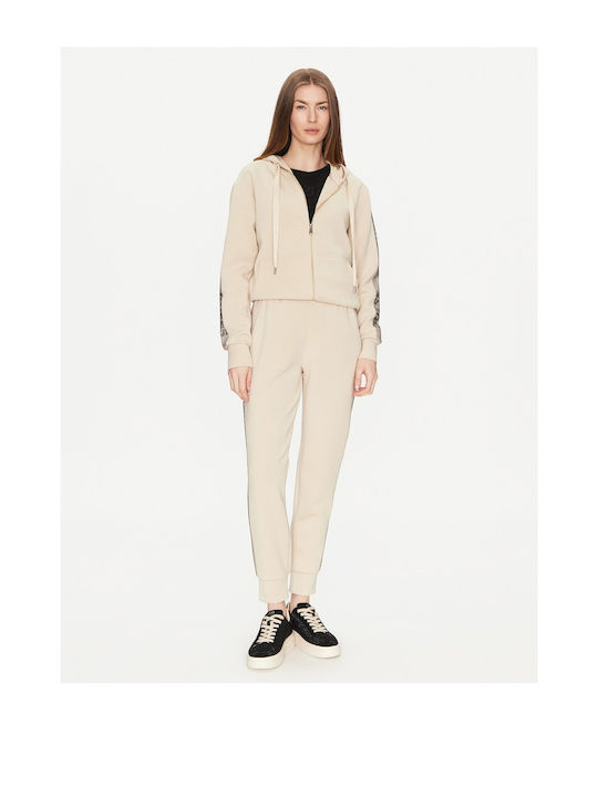 Дамска Суитшърт Жакет Худи Beige