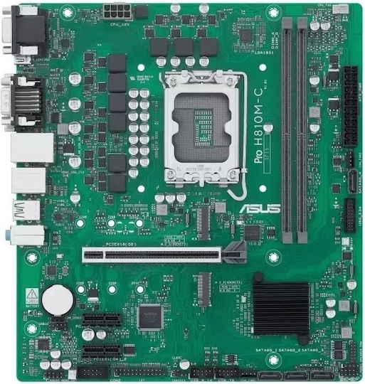Asus Pro H810M-C-CSM Motherboard Micro ATX με Intel 1851 Socket 90MB1KHP-M0EAYC