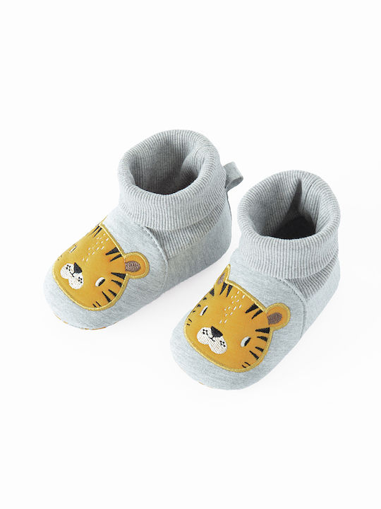 Cool Club Baby Slippers Gray