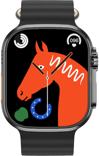 Vidvie SW1608 Смартчасовник с Пулсомер (Черен)