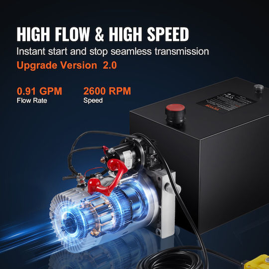 Vevor Κινητήρας Υποβρύχιας Αντλίας 12V YXYYB12VZLDJAW8J4V0