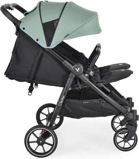 Cangaroo 2Gether Καρότσι για Δίδυμα Πράσινο 4kg