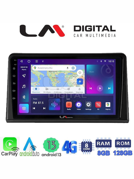 LM Digital Sistem Audio Auto pentru Renault Expres 2023 > (Bluetooth/USB/WiFi/GPS/Apple-Carplay/Android-Auto)
